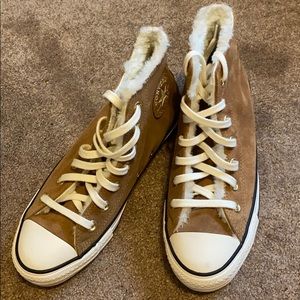fuzzy brown converse